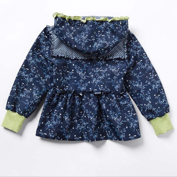 Matilda Jane Jackets & Coats Nwt Matilda Jane Blue Floral Printed